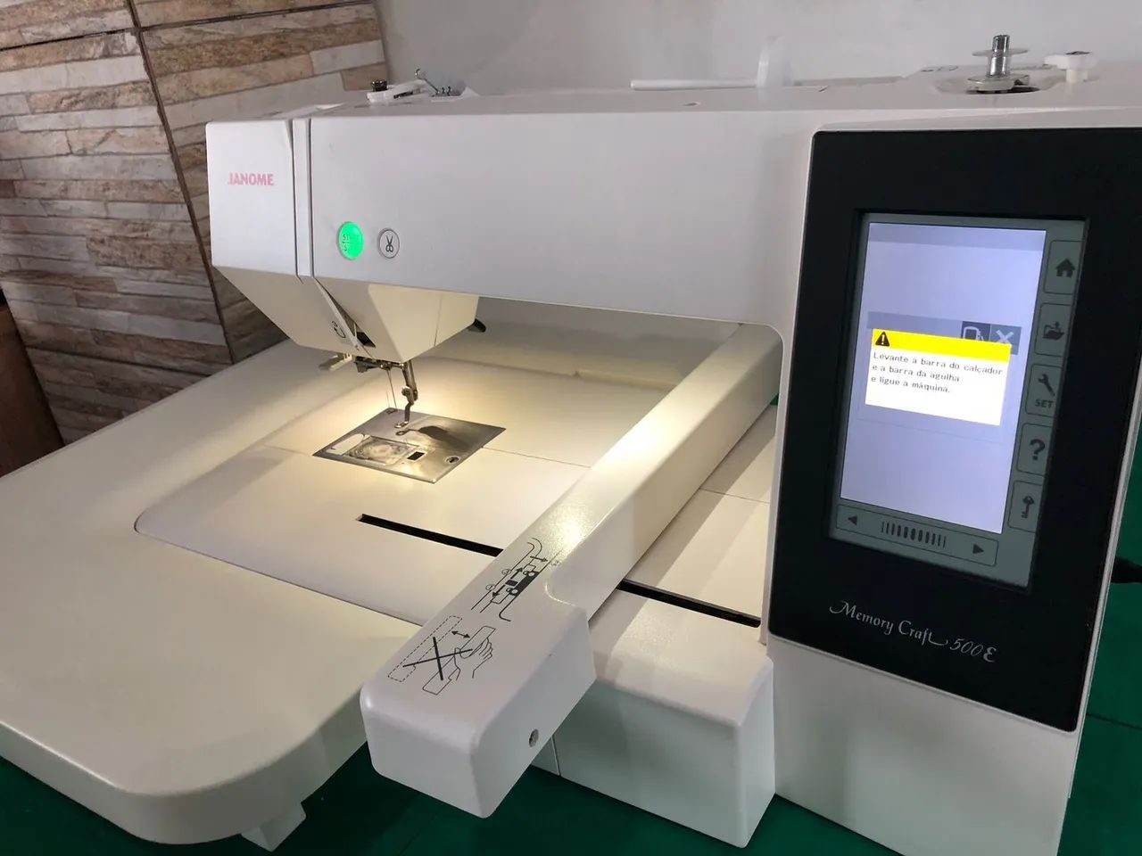 Máquina de bordado janome 500e