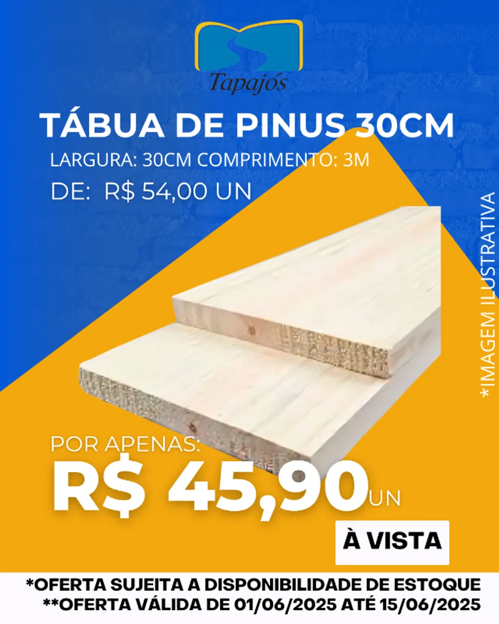 Tábua de Pinus na Tapajós Madeiras