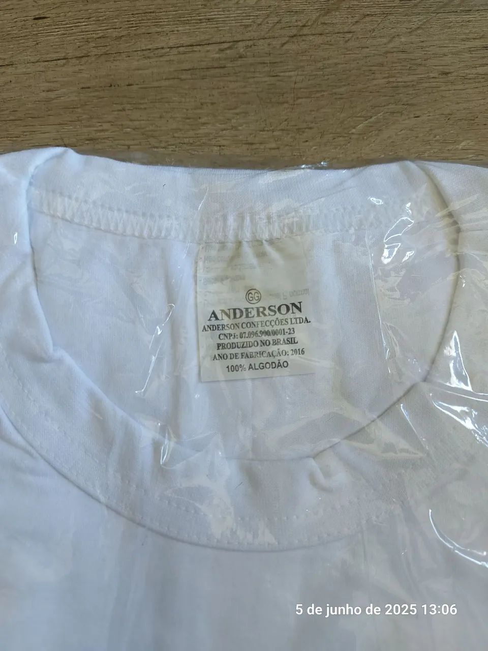 Kit 5 Camiseta 100% algodão - novas - Tam. GG - Foto 3