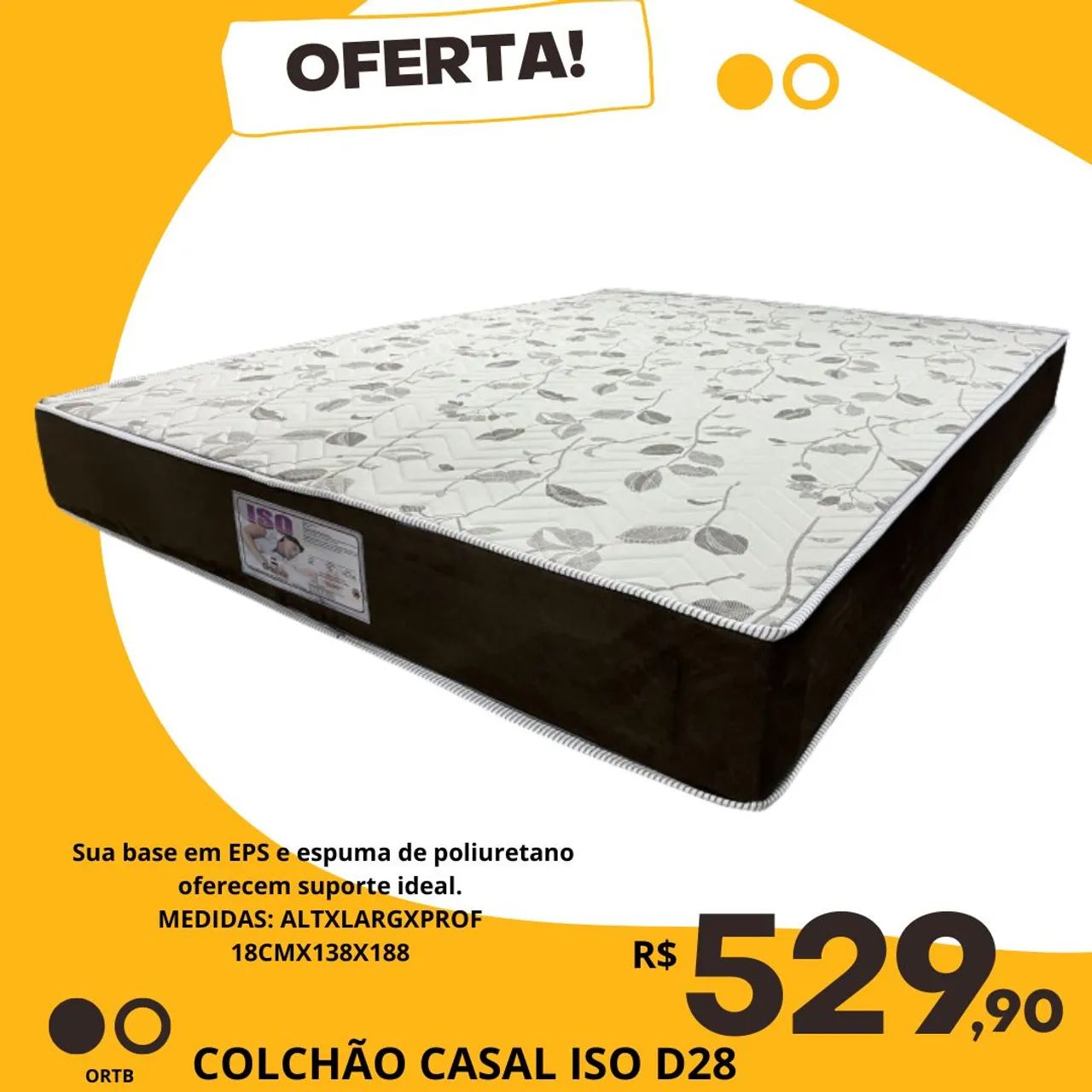 Cama Casal Box Light - Conforto e Qualidade! - Foto 6