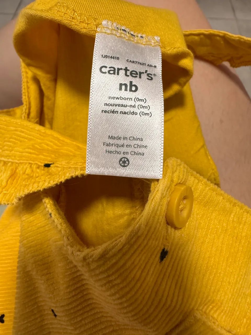 Jardineira Carters New Born - Foto 3