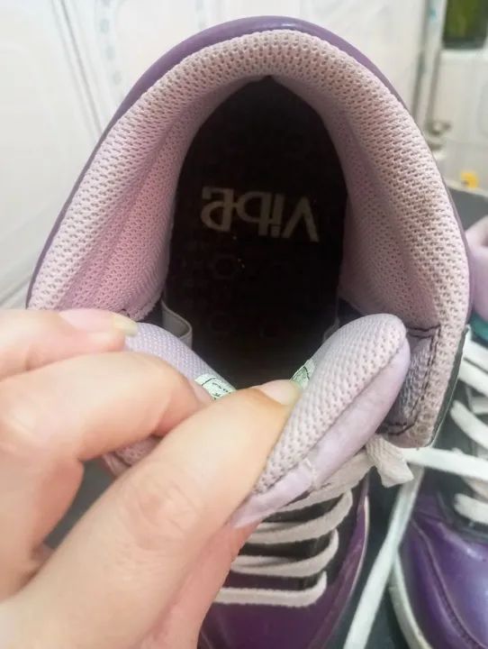 Tênis Vibe - Roxo e Azul - Tamanho 35 - Foto 5