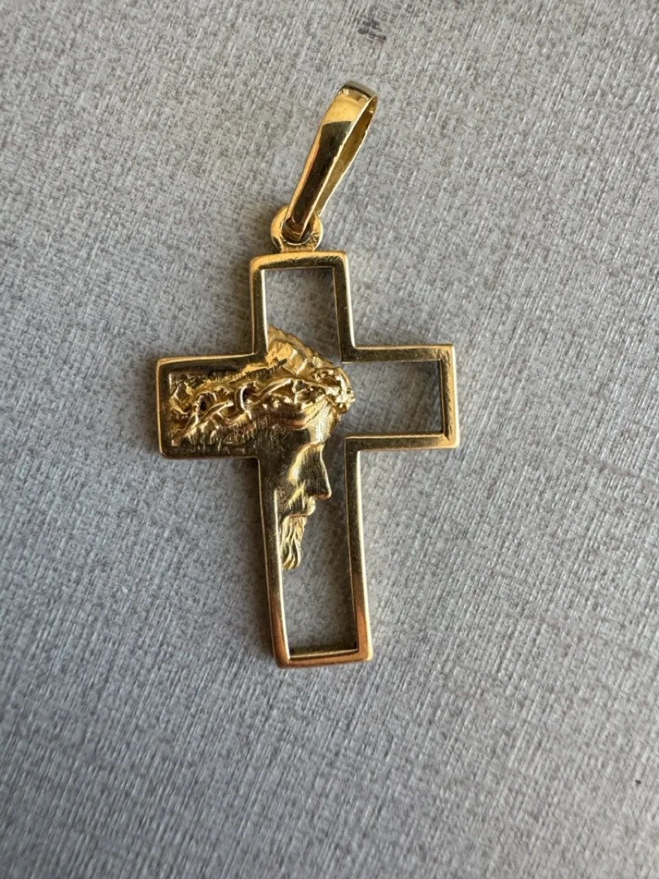 Pingente de ouro 18k 3.36g novo certificado garantia eterna Loja física