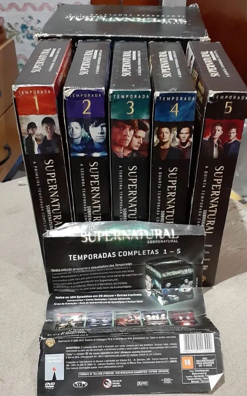 Supernatural - 5 Temporadas Completas em DVD - Foto 3