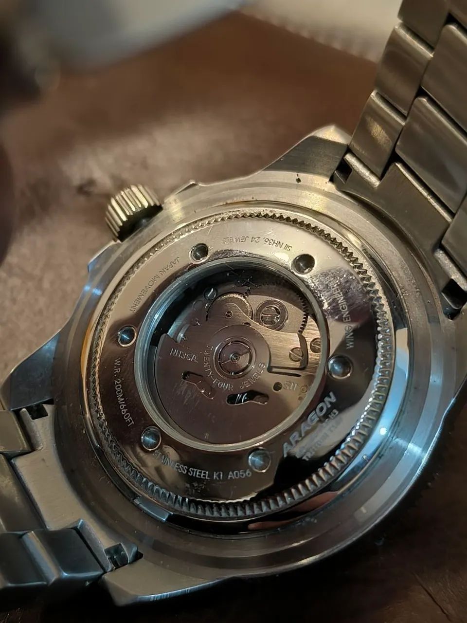 Relógio Aragon Divemaster T100 Automático - Azul | 200m | Trítio T100 - Foto 3