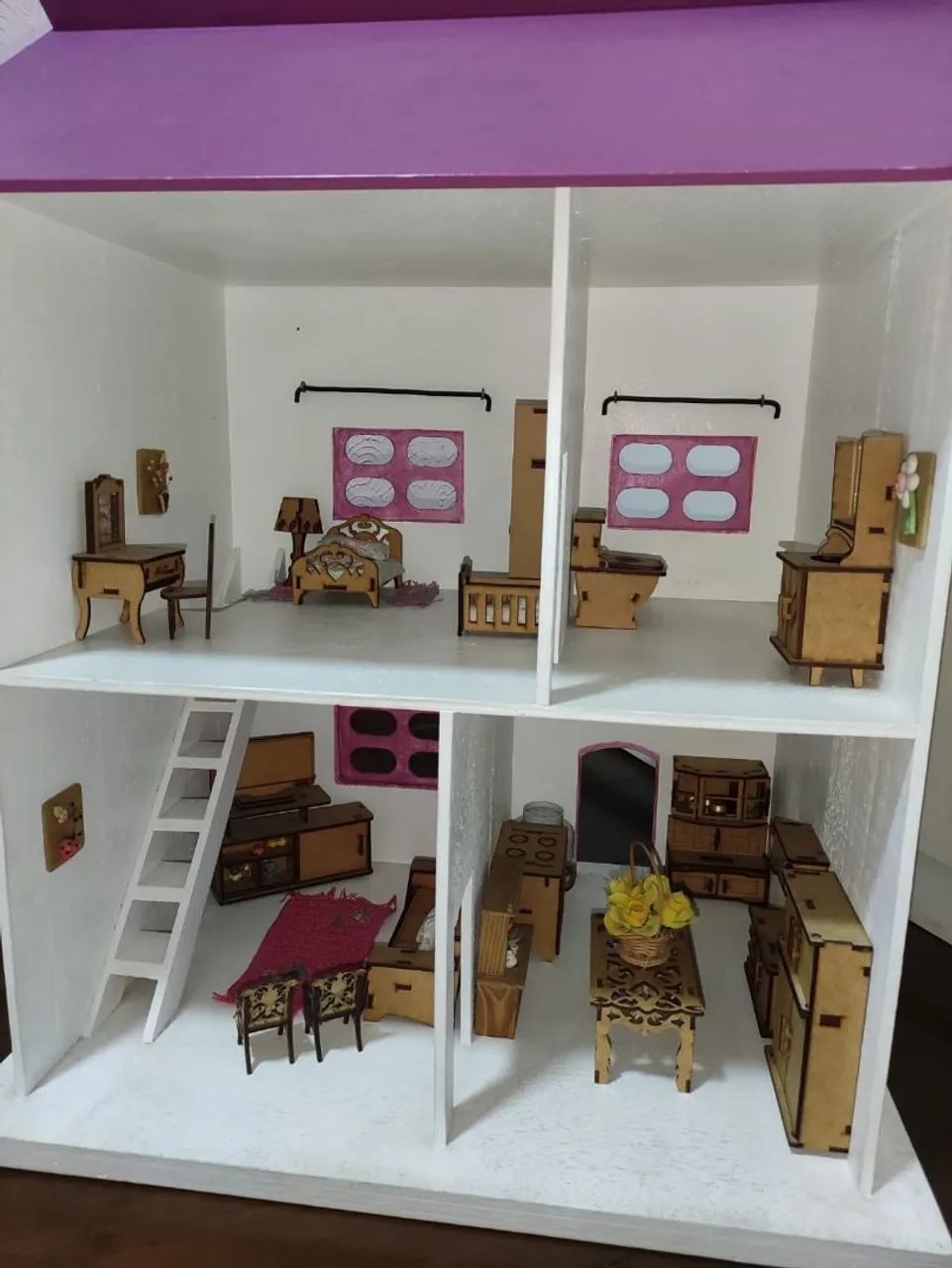 Casinha de brinquedo mobiliada - Foto 3