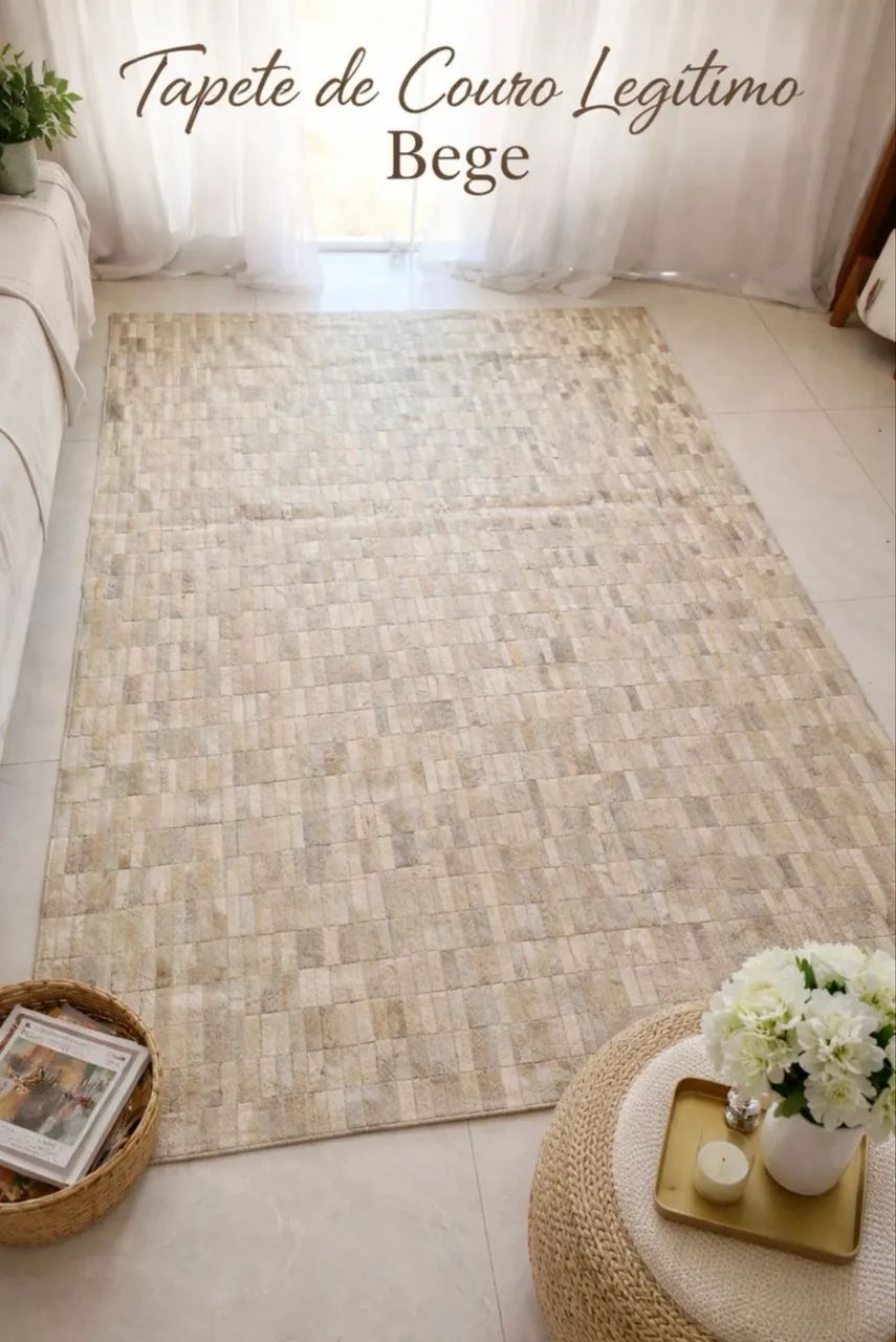 Tapete de couro legítimo super novo! - Foto 2