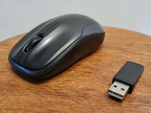 Combo Teclado e Mouse Logitech Sem fio - MK220 - Seminovo - Foto 5