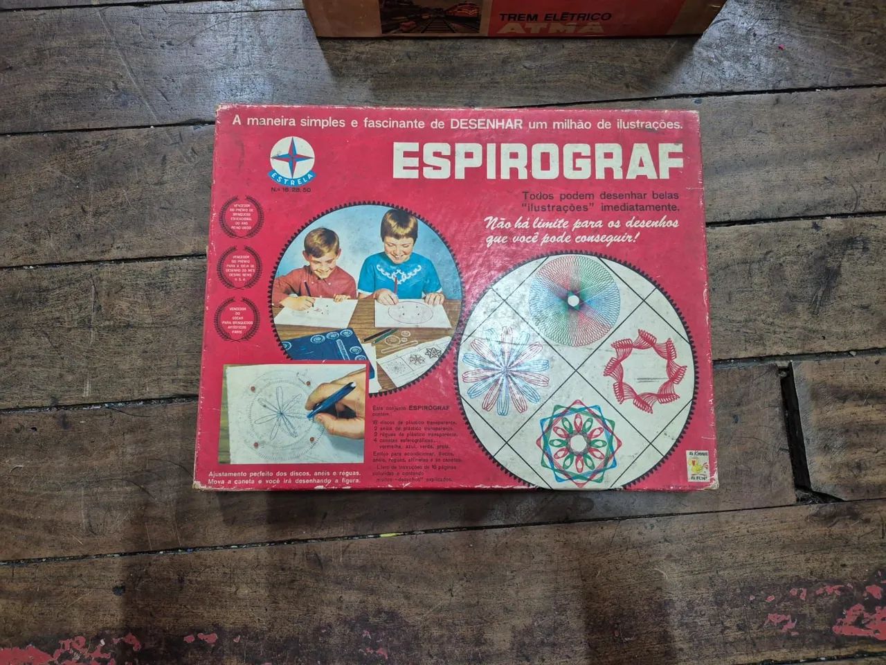 Espirograf Estrela - Brinquedo Clássico - Anos 60 completo original na caixa