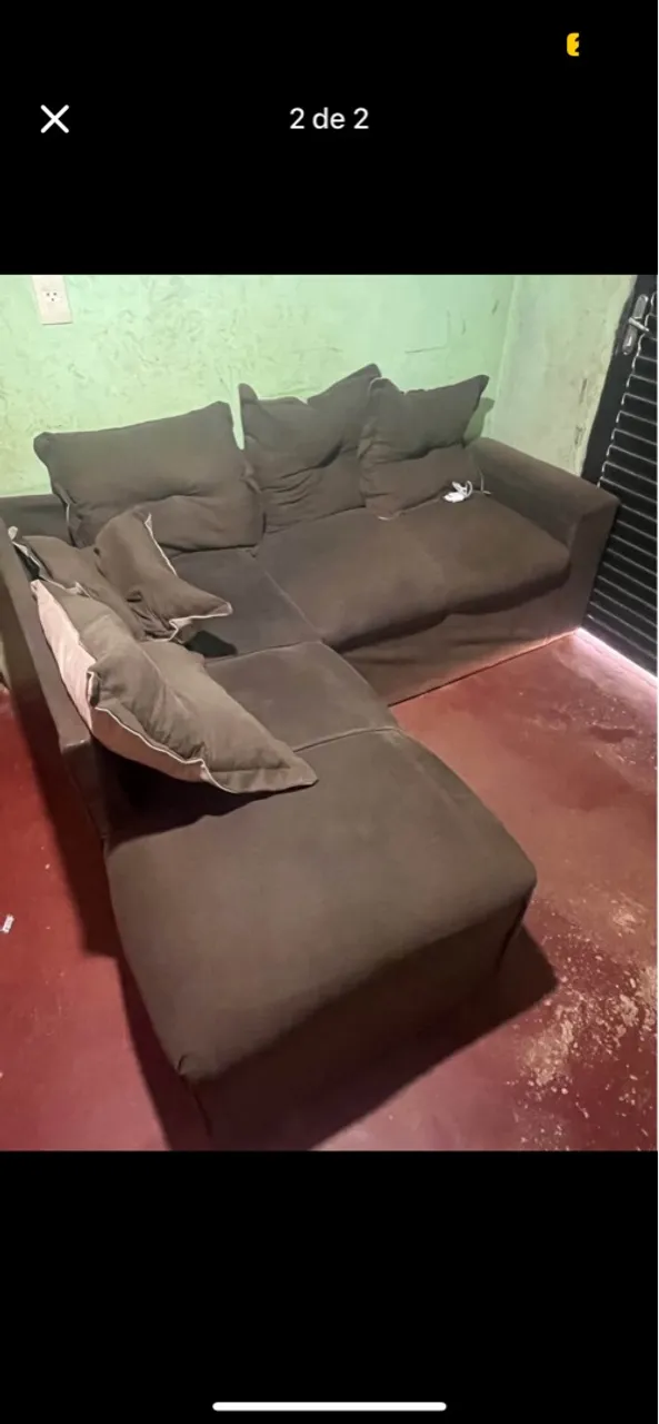 Vendo sofa no novo gama pedregal