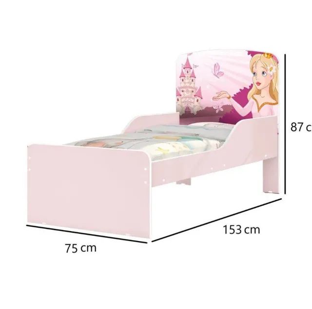 Cama Infantil Princesa 100%MDF - Foto 2