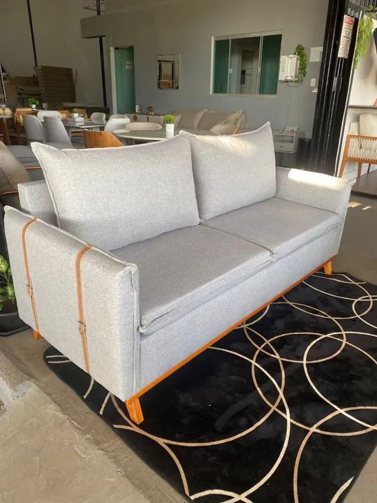 OFERTA IMPERDÍVEL Sofá Living Avaí 200cm (Novo) - Foto 3