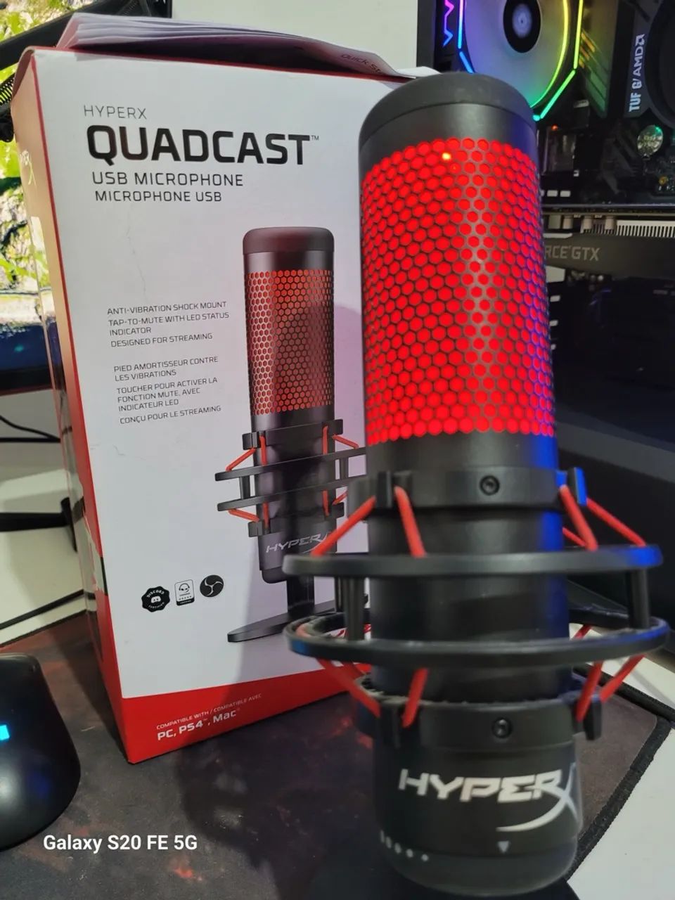 Microfone USB HyperX QuadCast - Foto 3