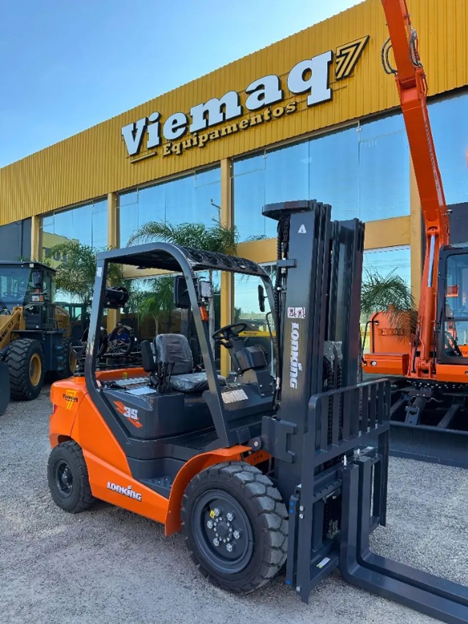EMPILHADEIRA LONKING | GLP | 3.500KG | TORRE DE 4.8M | A PRONTA ENTREGA