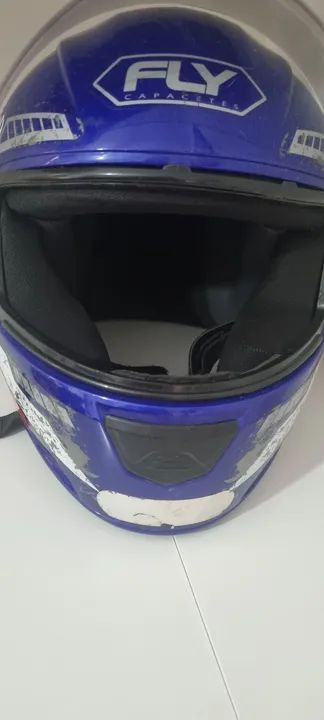 Capacete Raptor F-9 Azul - Foto 2