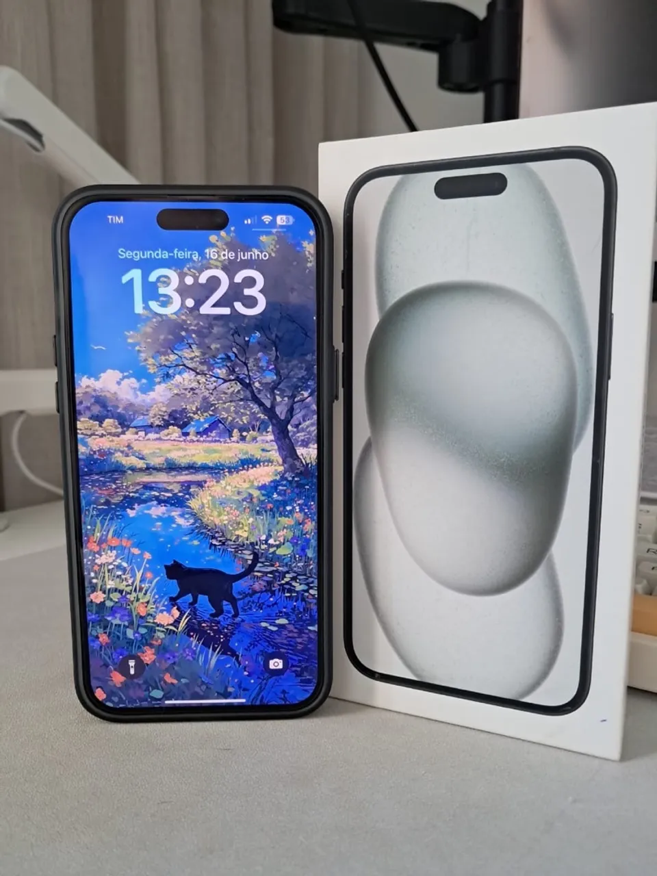 iPhone 15 Plus 128gb Preto impecável aceito trocas