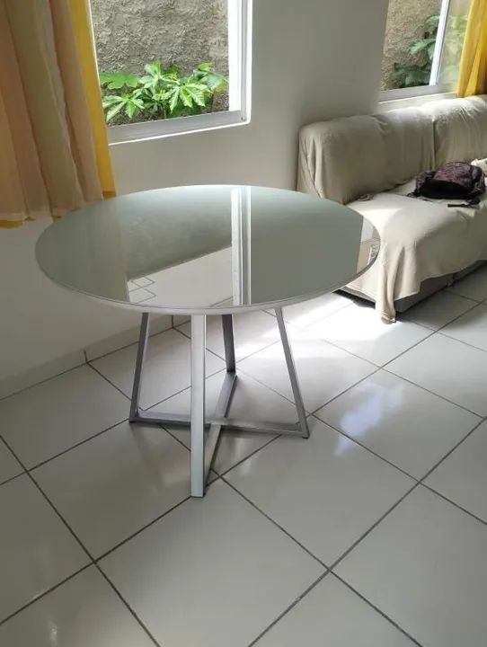 Mesa de vidro redonda ? - Foto 3