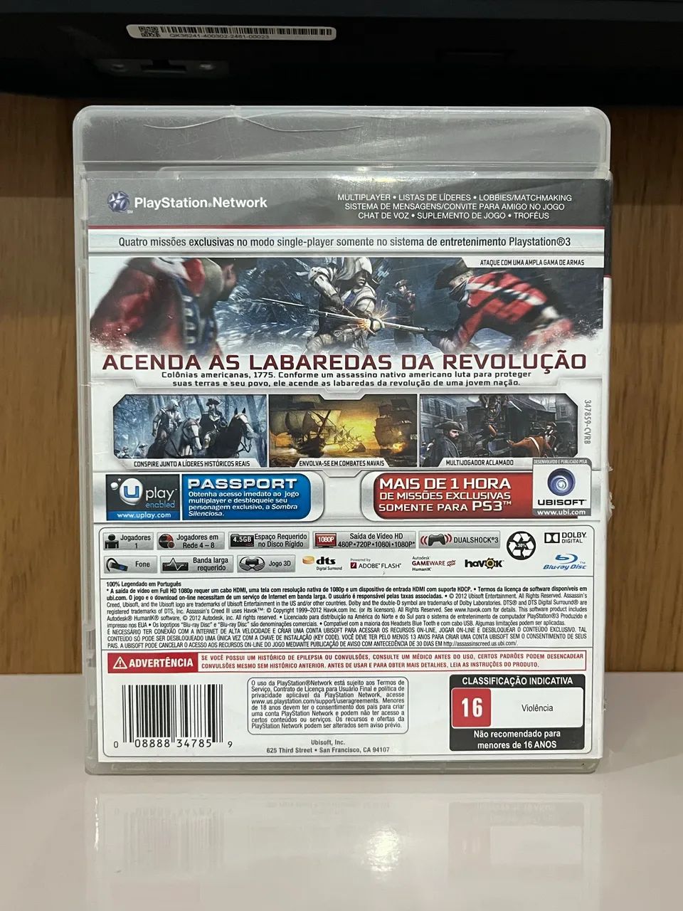 Jogo ps3 assassins creed 3 - Foto 2