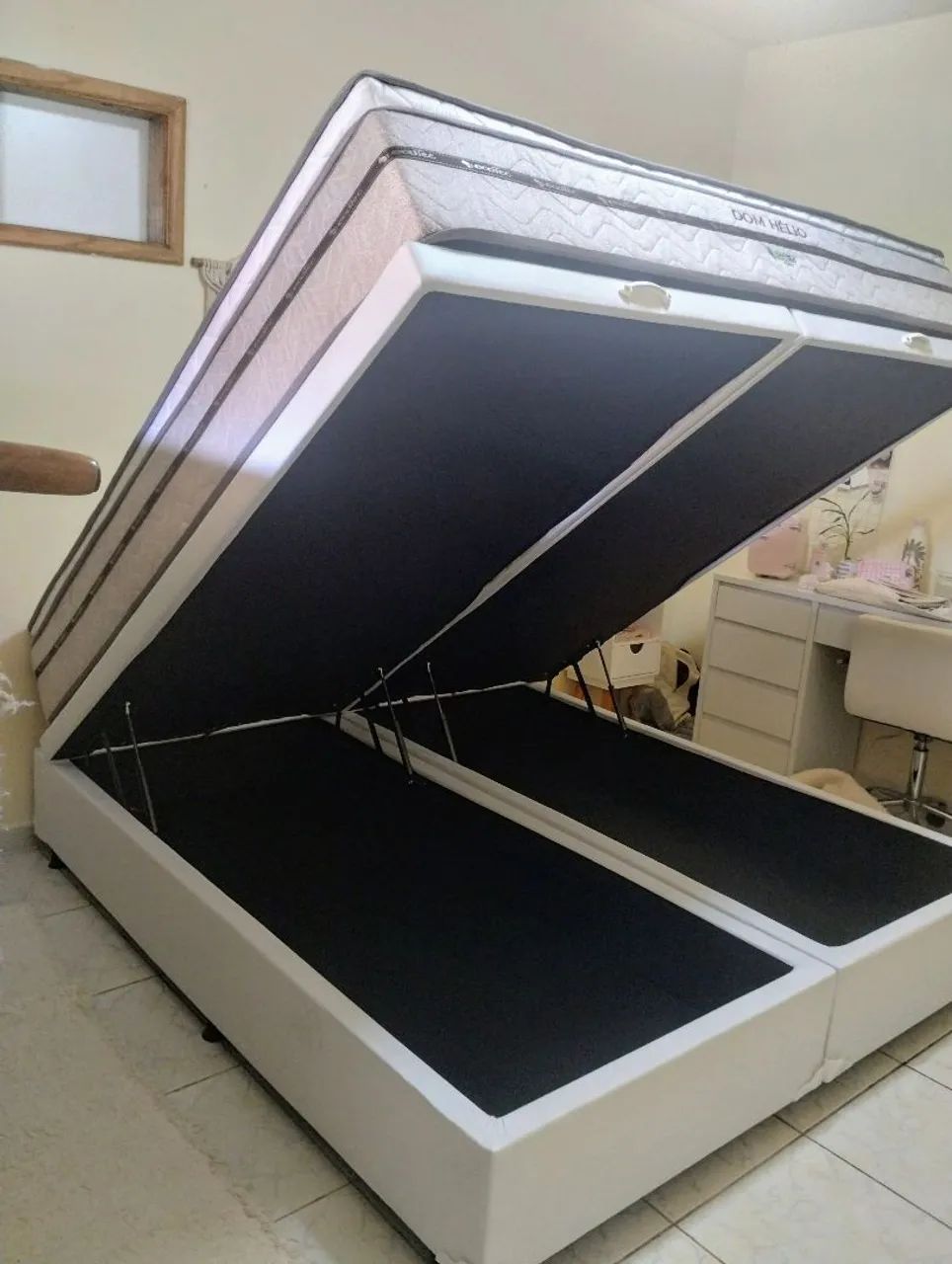 Cama Box Baú Queen com Amplo Espaço Interno - Foto 4
