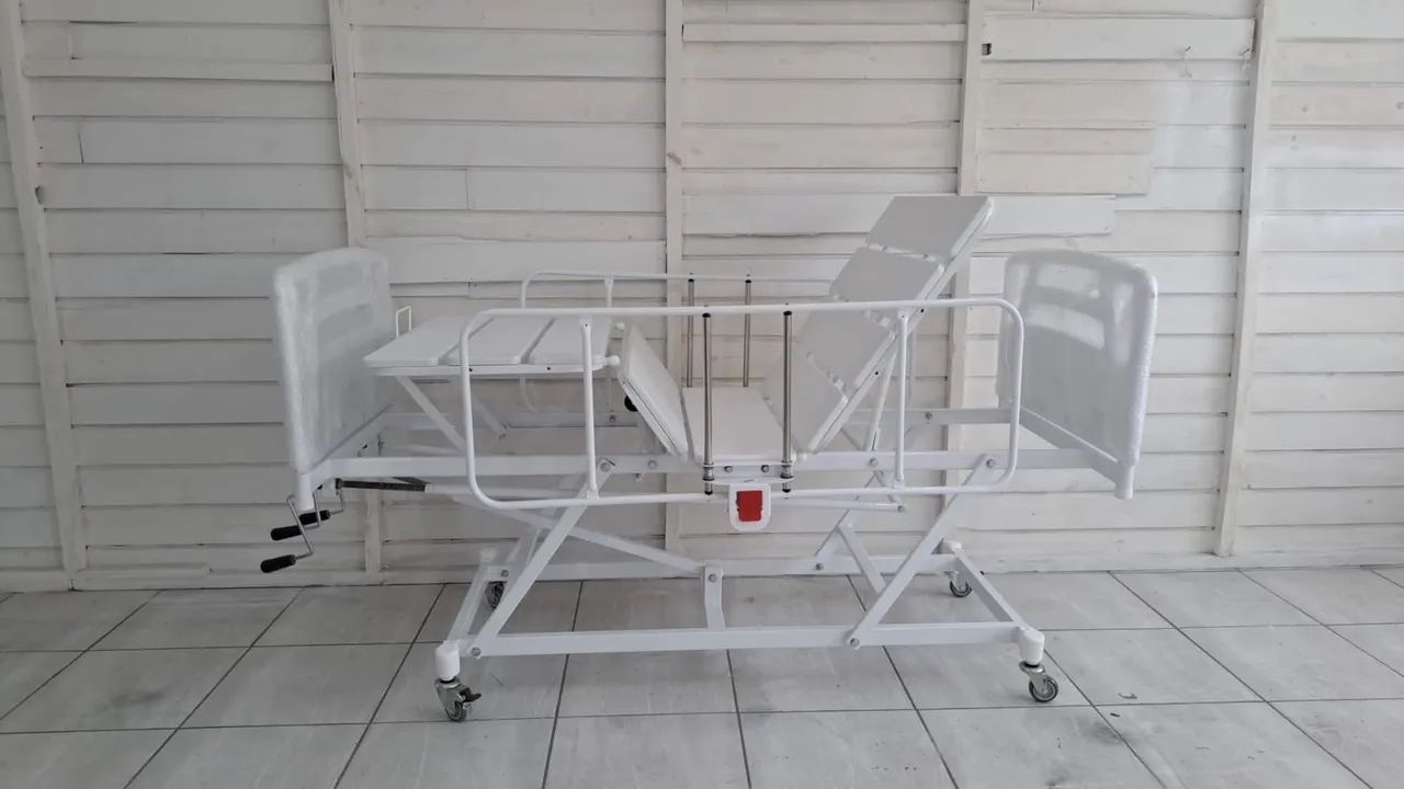 Cama hospitalar 3 manivelas  - Foto 4