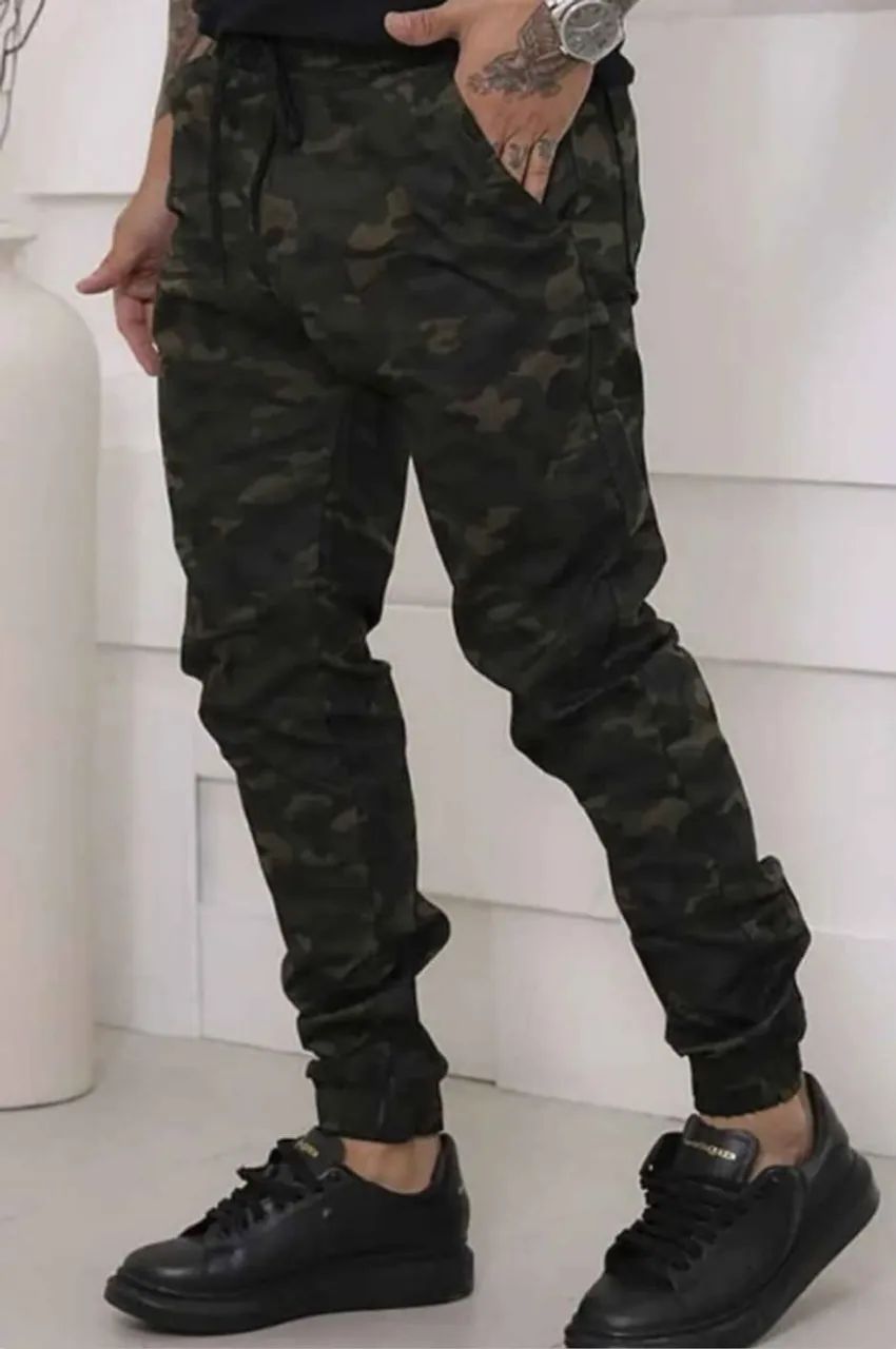 Calça Jogger Camuflada - Estilo e Conforto | M, G e GG - Foto 5