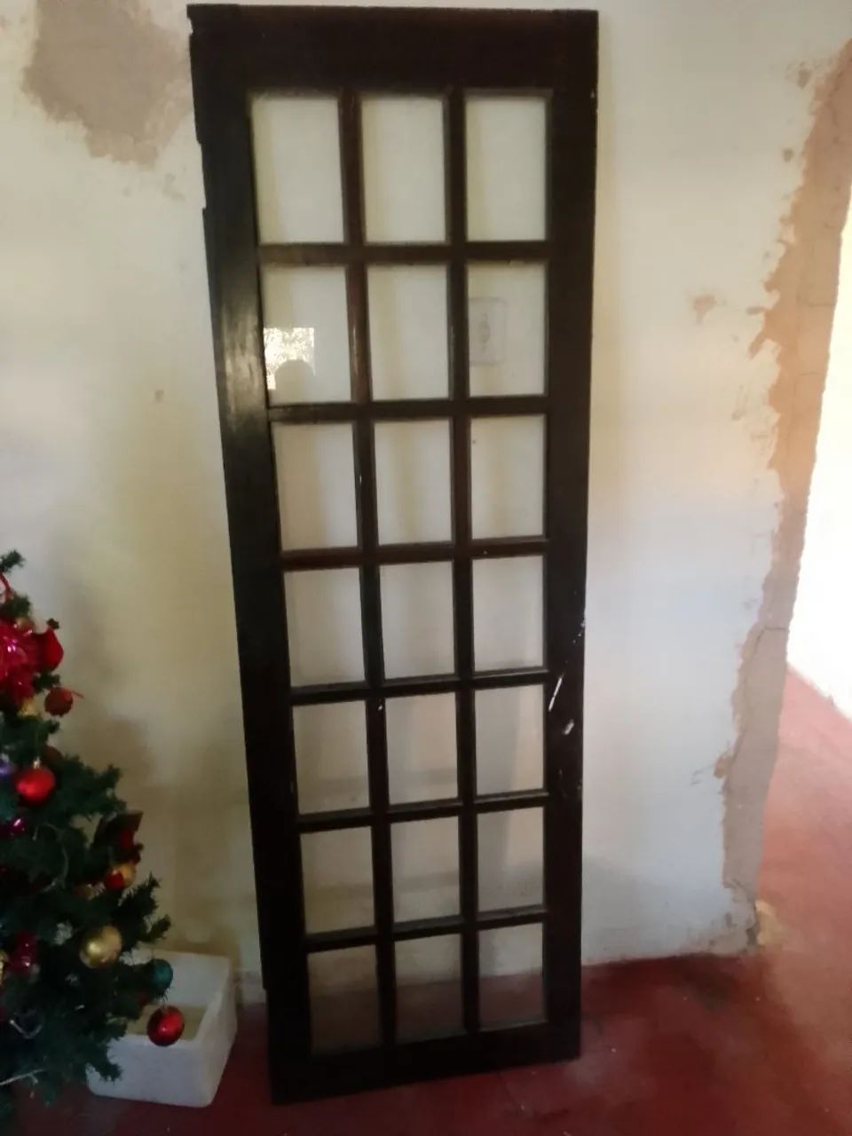 Porta de madeira com vidros - Foto 2