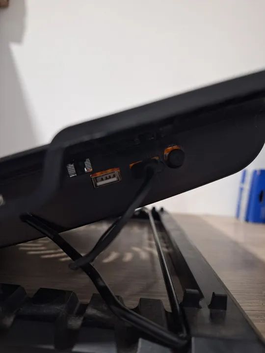 Base para notebook com coooler 14" Rise Galaxy Black X6 Led - Foto 4
