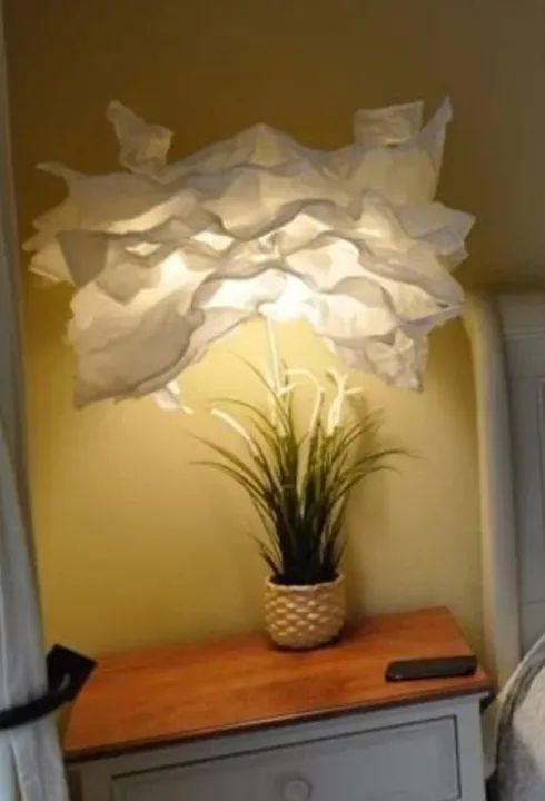 Lustre de papel para decoração IKEA
