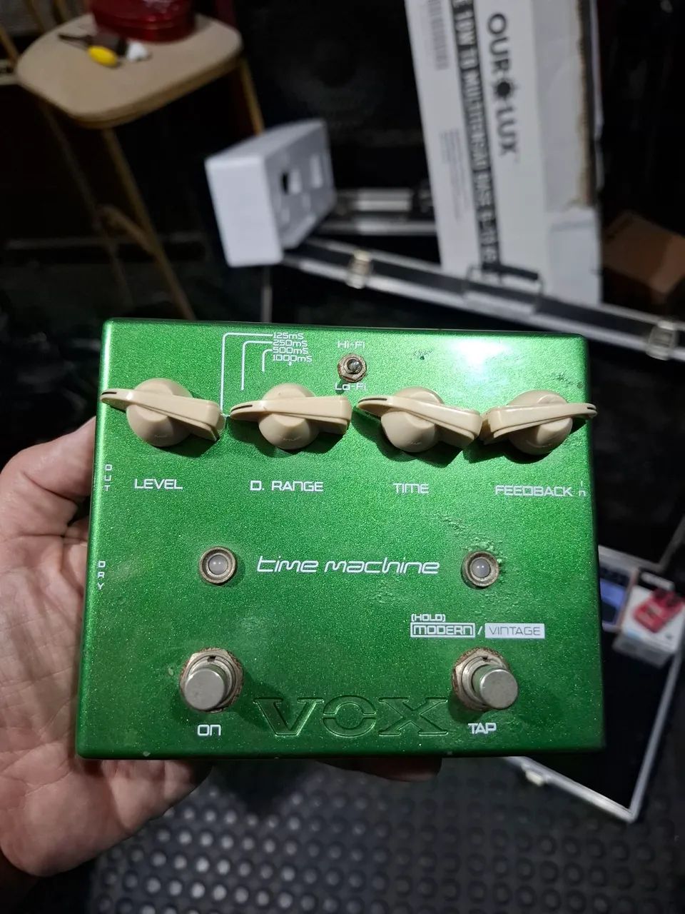 Pedal Time Machine Delay Vox Satriani - Instrumentos musicais