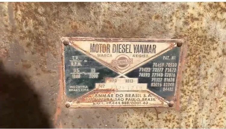 Motor Diesel Yanmar NB13 Mais Ensiladeira 10CV - Foto 3