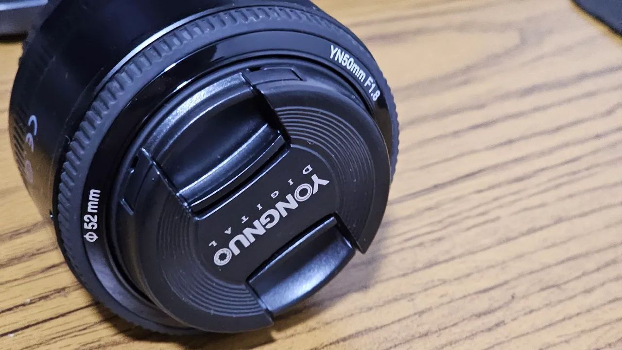 Lente Yongnuo para Câmera DSLR 50mm - Foto 4