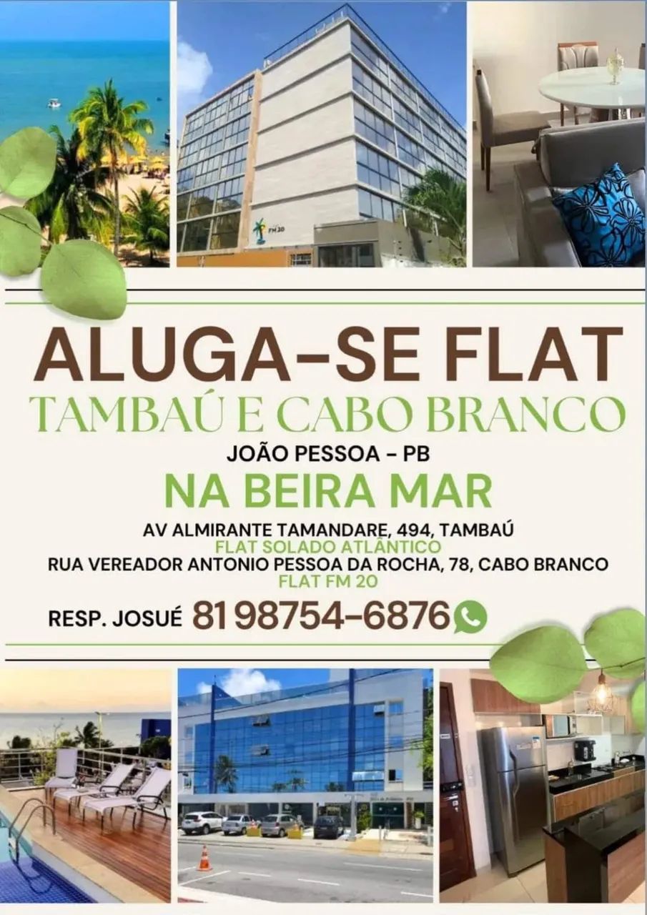 Flat beira mar de Tambaú 