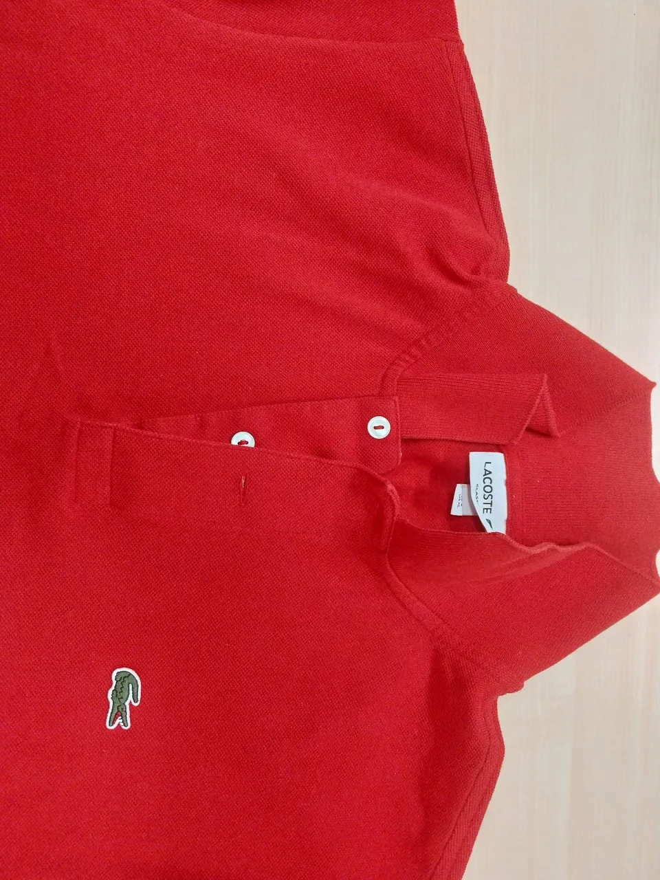 Camiseta Lacoste Vermelha