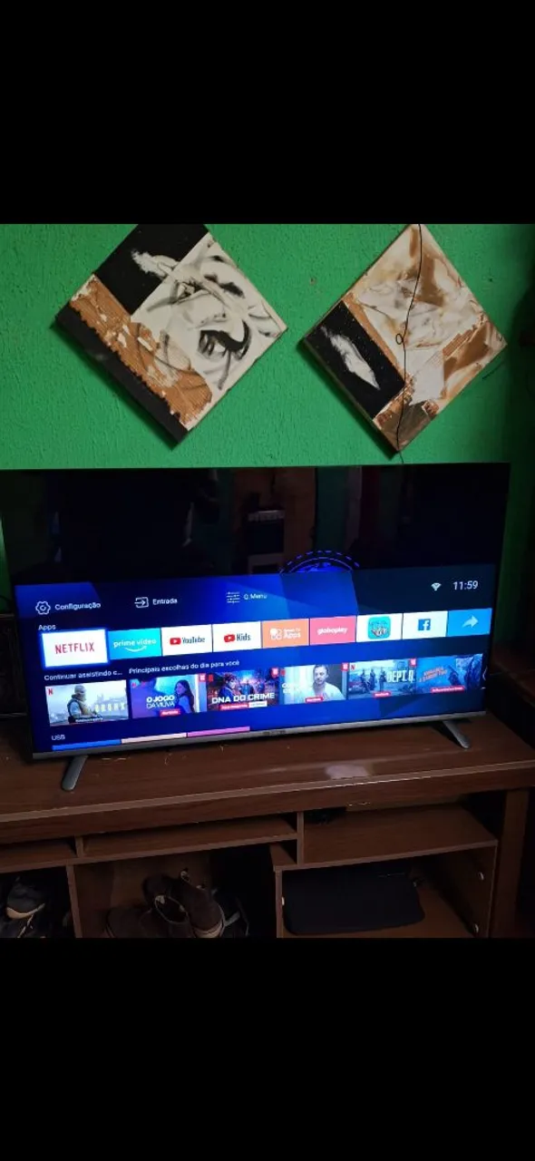 Smart TV 59 polegadas