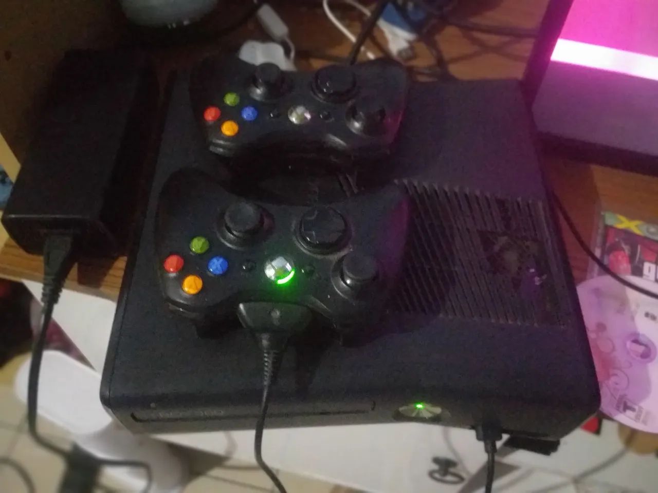 Xbox 360 com controle - Foto 2