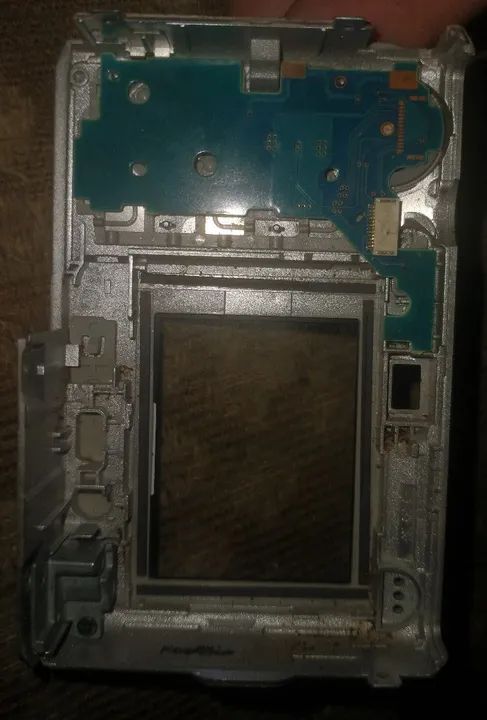 Carcaça traseira câmera Sony w35 com placa de Funções e botão  - Foto 3