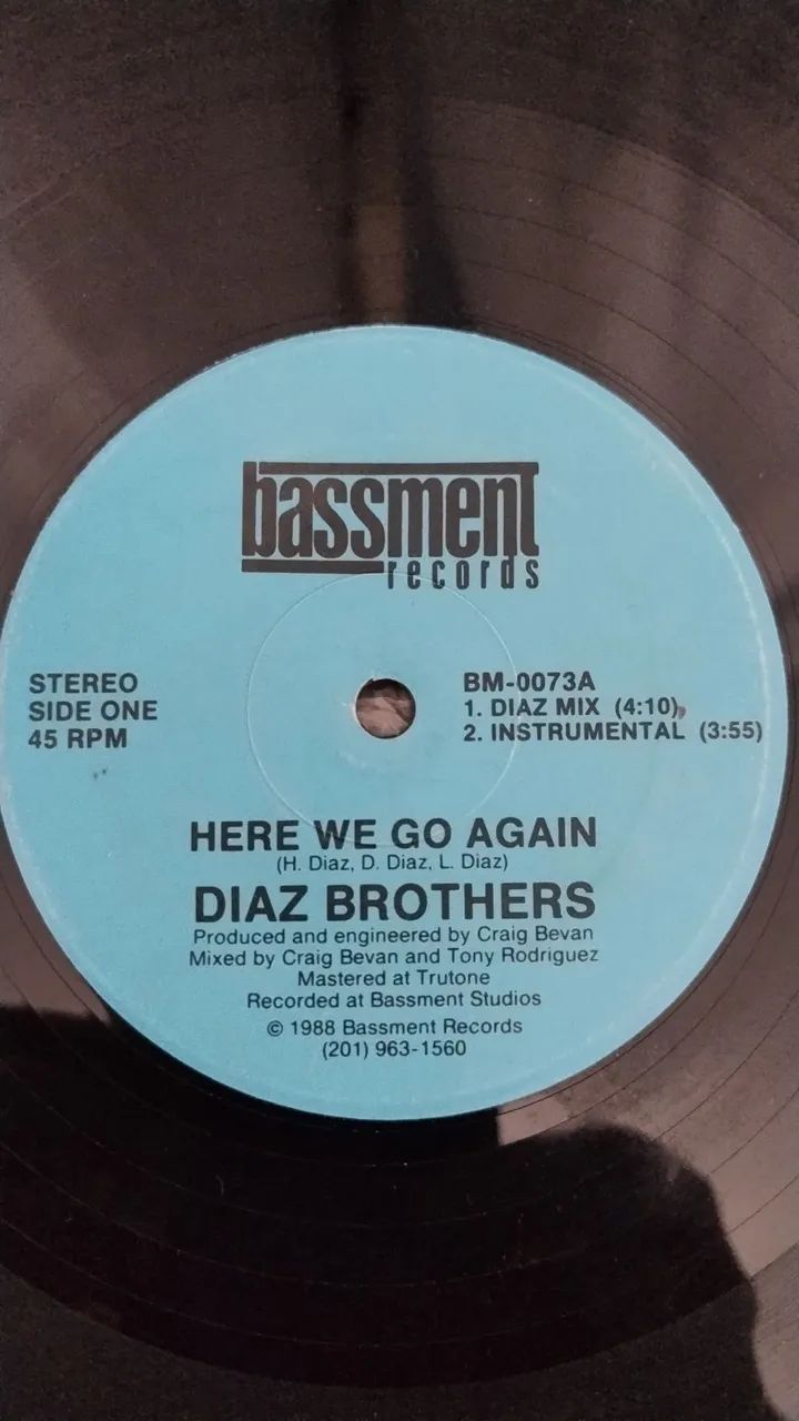 Disco de Vinil Diaz Brothers - Here We Go Again