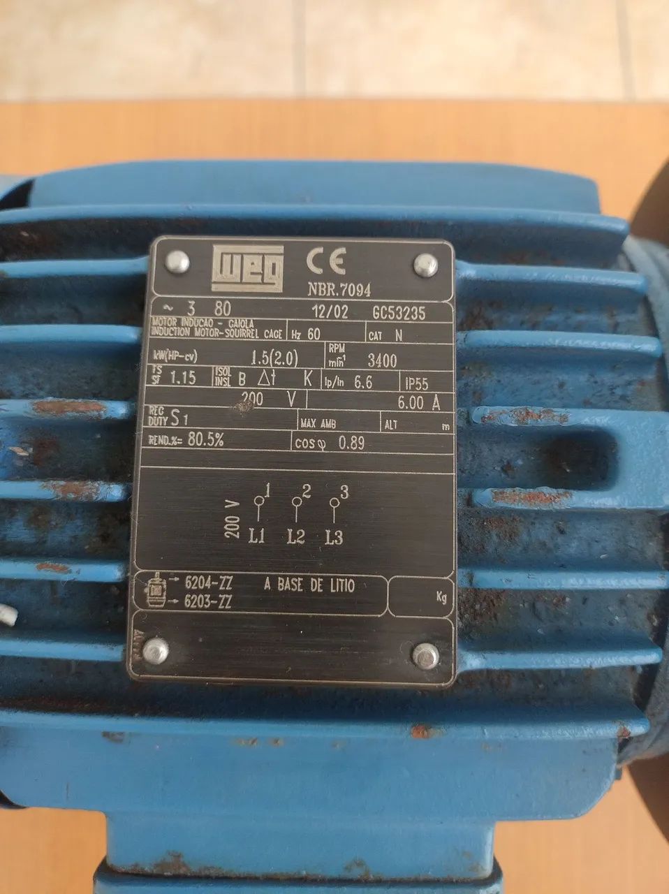 Motor trifásico 2 cv - Foto 3