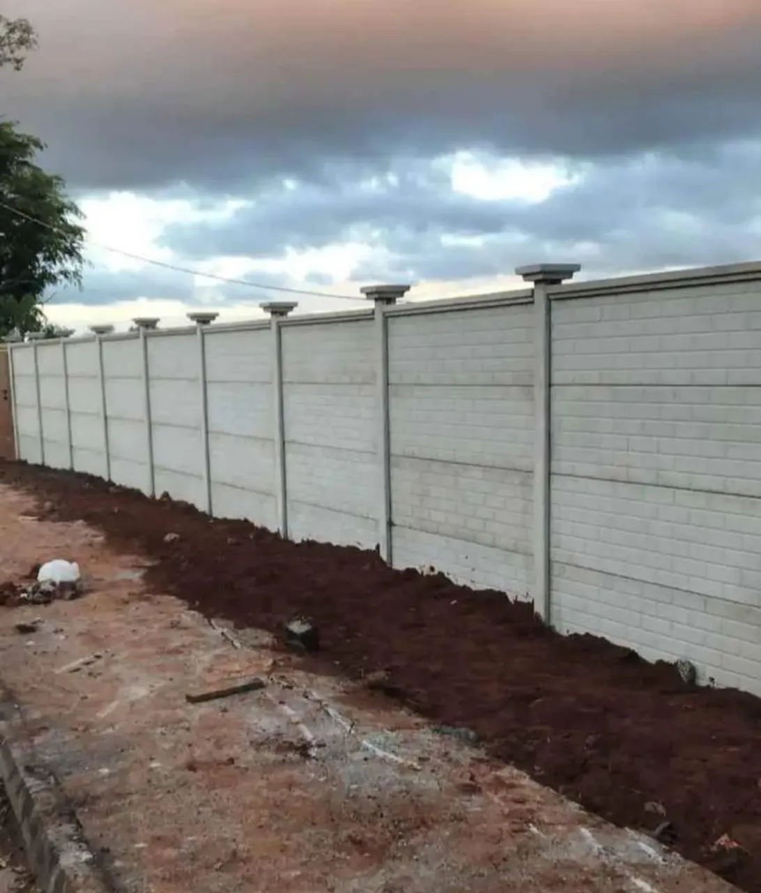 Muro Pré Moldado Imitando Tijolinho!!!