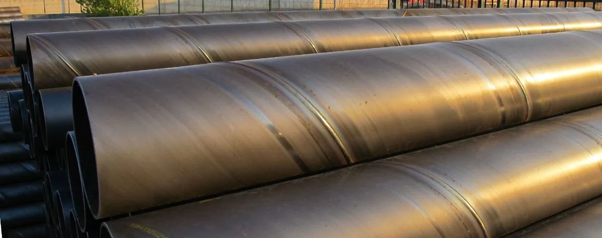 Tubo de aço com costura helicoidal - Preço por kg