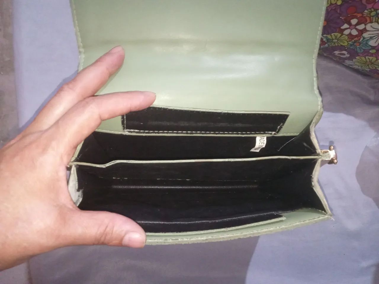 Bolsa Verde de Mão Feminino  - Foto 4