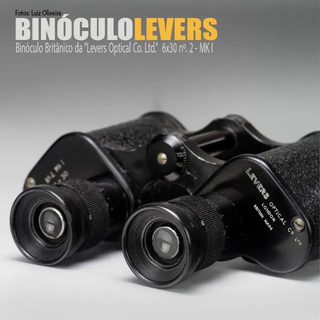 Binóculo Britânico da "Levers Optical Co. Ltd."  6x30 nº2. MK I (década 40)   - Foto 5
