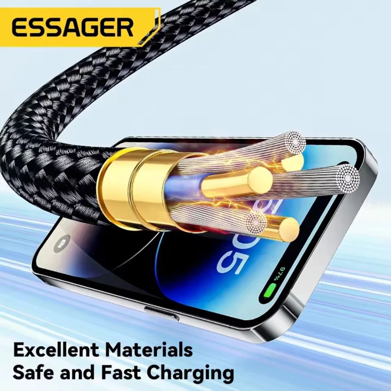 Cabo USB-C para iPhone 29W - Carregamento Rápido, NOVO - Foto 3