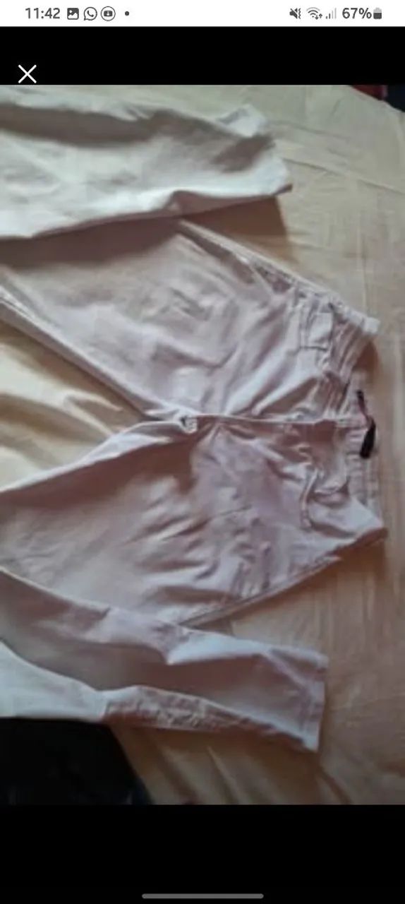 Calça jeans branca  - Foto 2