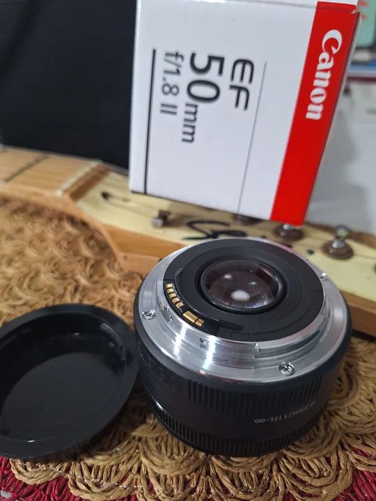 Lente Canon EF 50mm f/1.8 II - Novo