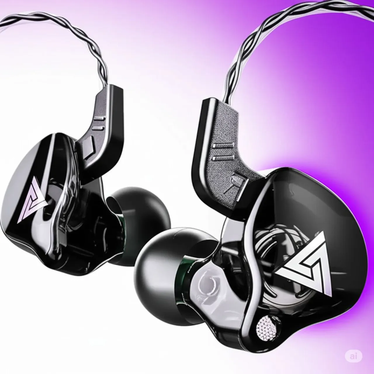 Fones QKZ AK6 Preto *Novo na Caixa*