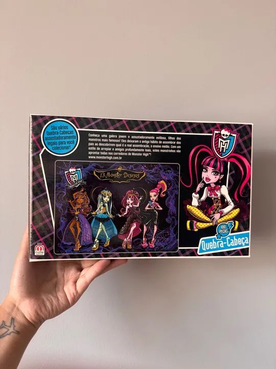 Quebra Cabeça Monster High 100 Peças - 13 Monster Desejos - Foto 2