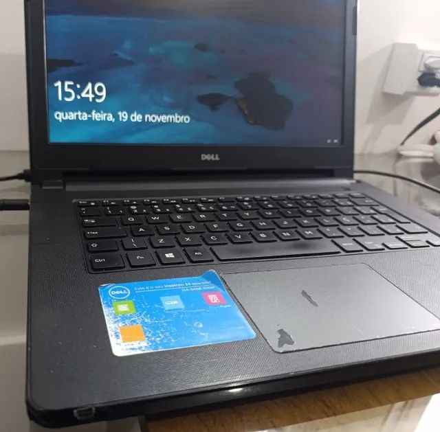 Notebook dell inspiron i3 12 gb memória ssd 256 gb tela 14 fonte