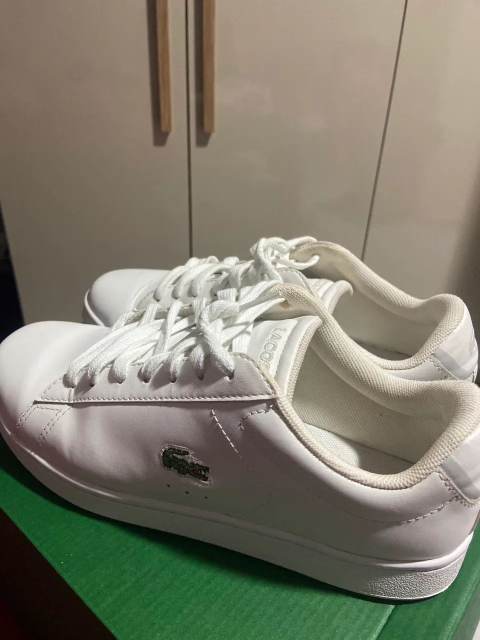 Tenis Branco Lacoste Feminino Sapato Lacoste Feminino Branco