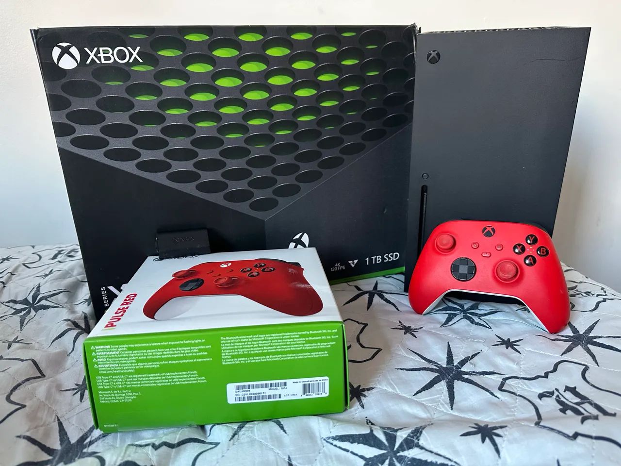 Xbox series X + controle elite + headset
